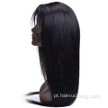 Cabelo indiano de preço barato diretamente da Índia Natural Straight 4*4 Wigs de fechamento de renda Original Human Hair Wig para Mulheres Negras